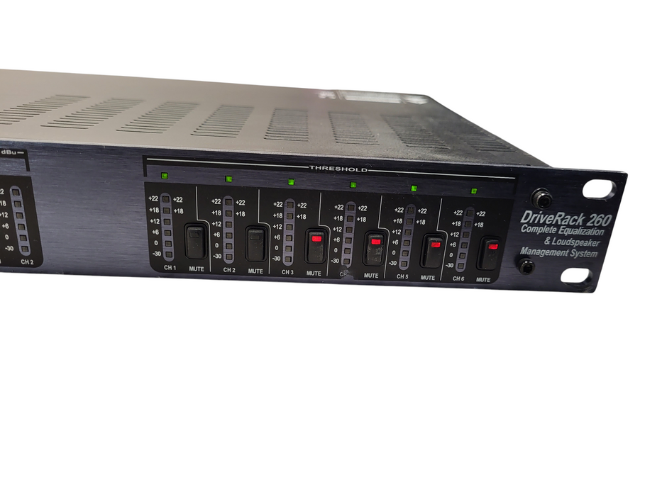 DBX DriveRack 260 Loudspeaker Management System - 2 x 6 - GEQ and Parametric EQ $