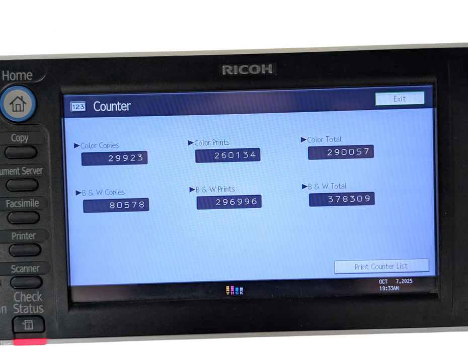 RICOH MP C6003 Color Laser Multifunction Printer -