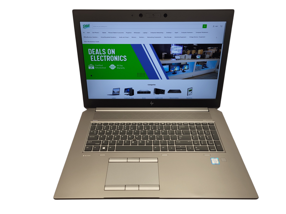 HP ZBook 17 G6 17.3" UHD Xeon E-2286M 32GB RAM 256GB SSD RTX 5000 GPU $ Lap200