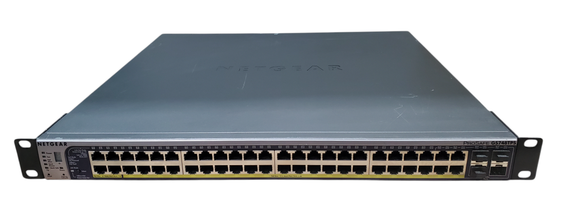 NetGear GS748TPS 48-Port Gigabit Stackable PoE Smart Switch