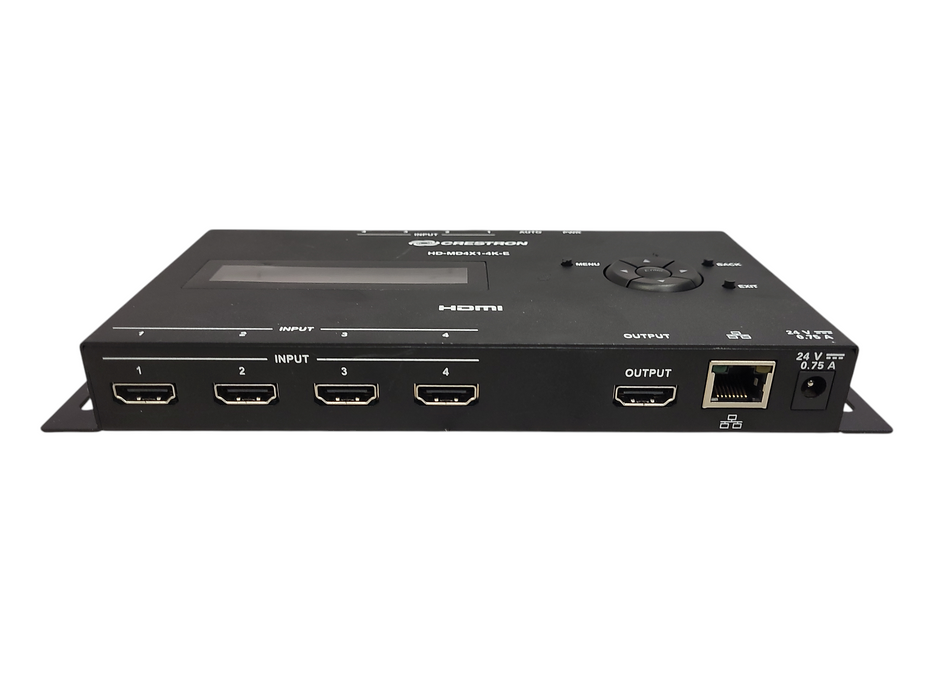 Crestron HD-MD4X1-4K-E, 6507491, HDMI Switcher (J342) No AC $