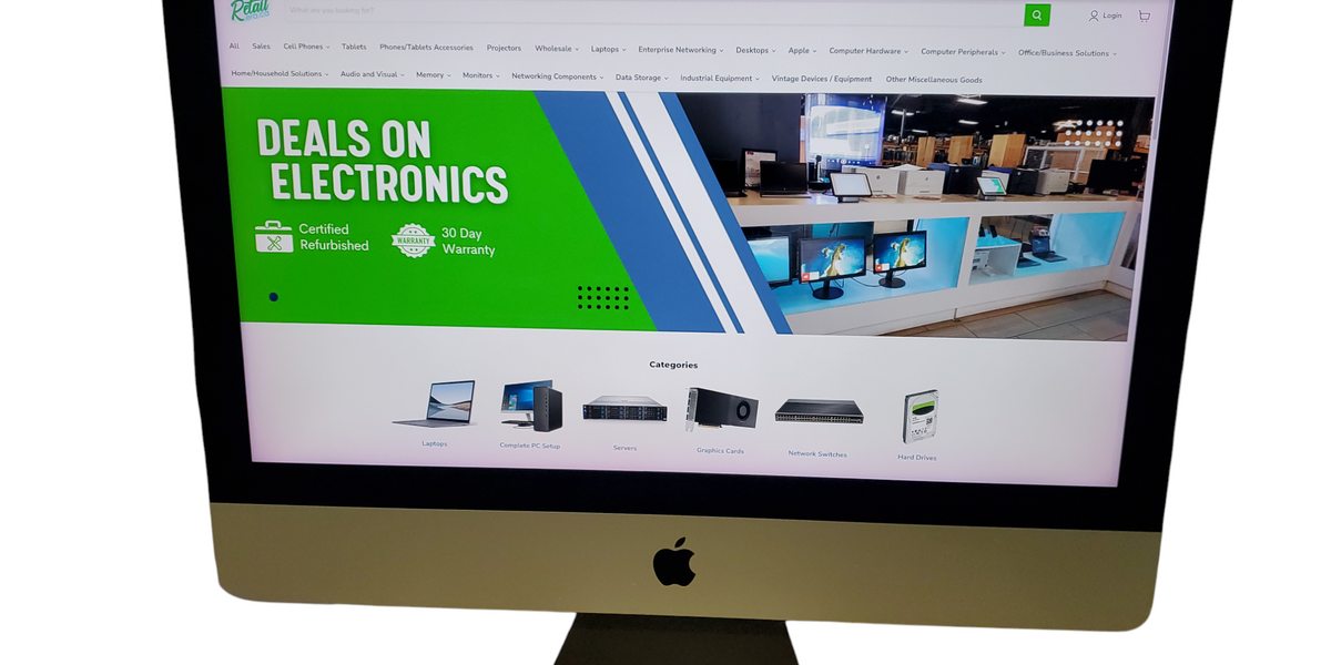 Apple iMac 21.5 4K A1418 2017 Core i5-7400 3.0GHz 8GB RAM 1TB HDD