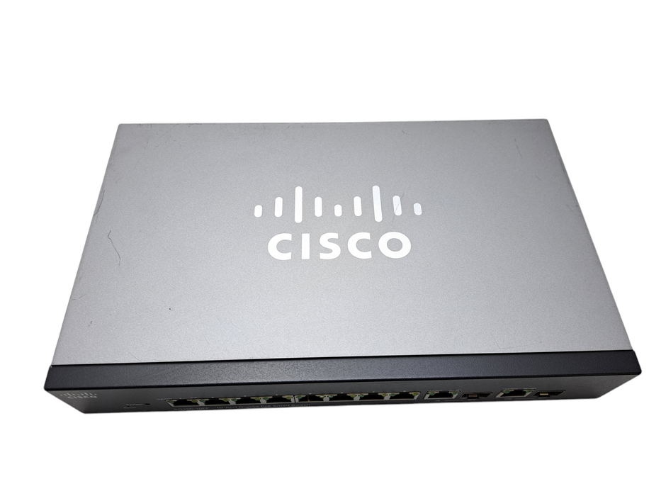 Cisco SG200-10FP V04 | 10-Port Gigabit PoE Smart Switch | 2x SFP Q