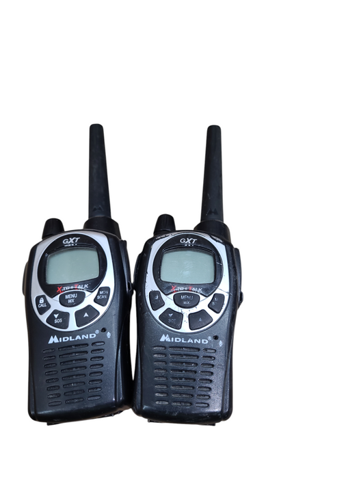 Lot 2x Midland GXT1000 XTRA Talk GXT1000p Walkie Talkies