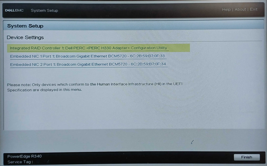 Dell PowerEdge R340 1U 8x2.5", Xeon E-2134 3.50GHz, 16GB DDR4, H330, No HDD
