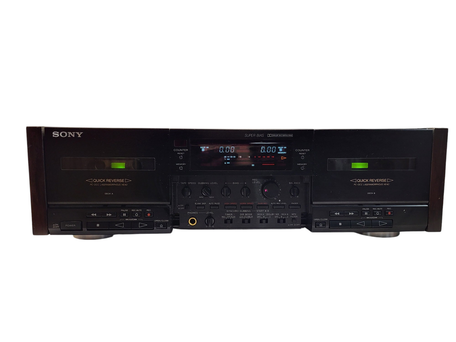 Sony TC-WR99ES Double Cassette Deck READ $