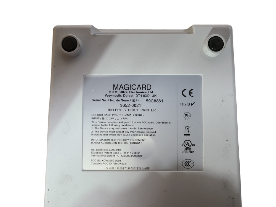 MagiCard Rio Pro STD Duo Printer, READ