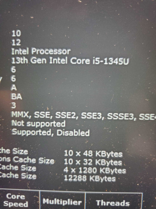 Dell Latitude 5540 touch Laptop i5-1345U 15.6” FHD 16GB RAM 256GB nvme SSD  Lap200