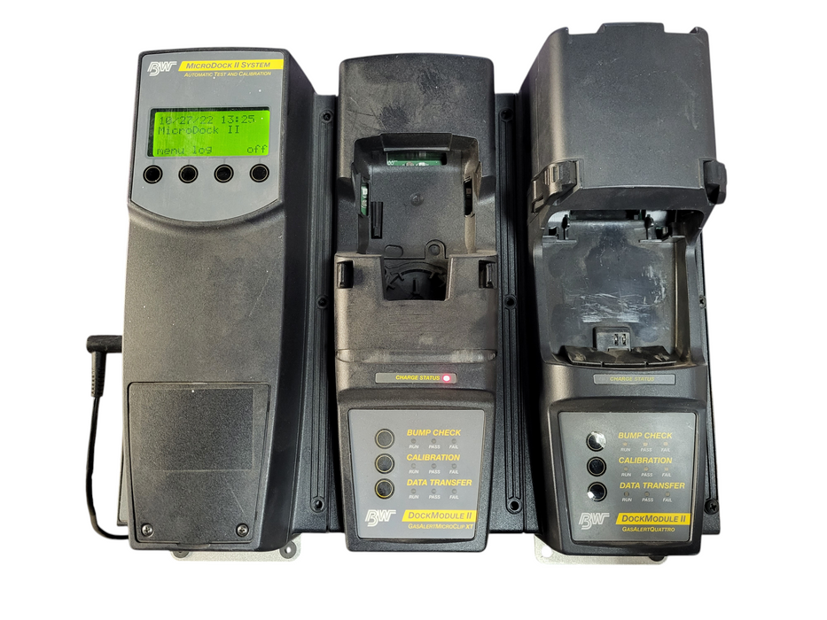 BW MicroDock II System w/ Regulator GasAlert Micro 5 Docking Station Surplus $
