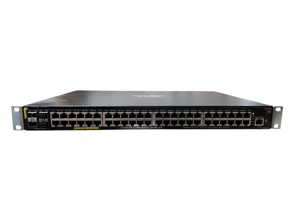 HP ARUBA 2540 JL357A 48 Port POE 4x SFP Rack Mountable Ethernet Switch