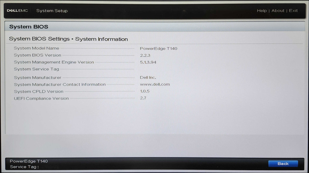 Dell PE T140, Xeon E-2224 3.40GHz, 32GB DDR4, 2TB SAS, H330