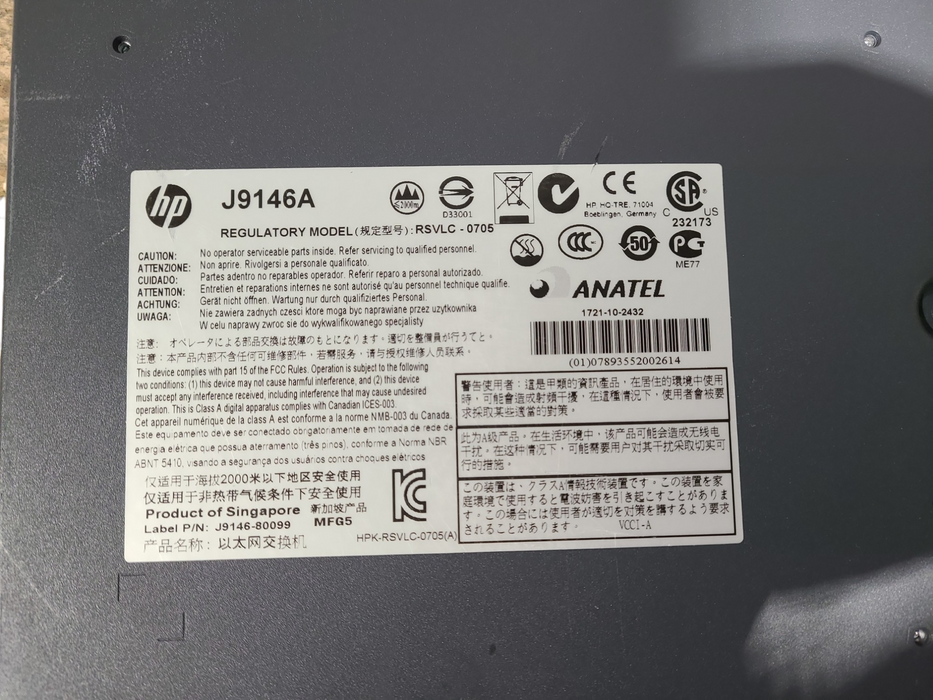 HP 2910al-24G PoE+ 24-Port Network Switch | J9146A
