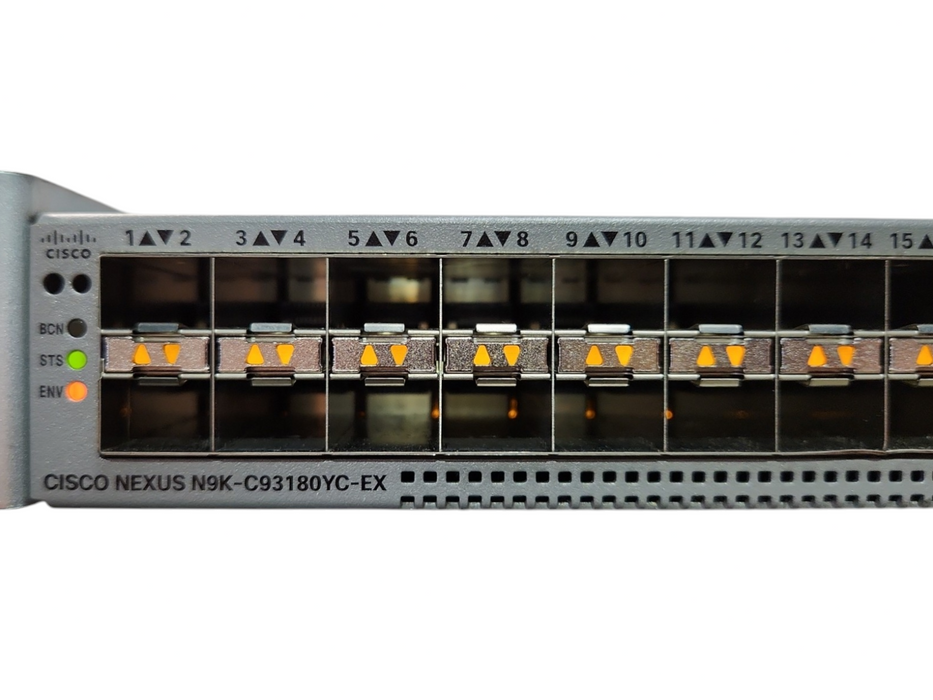 Cisco N9K-C93180YC-EX V01, 48-Port 10/25G SFP+, 6x 40/100G QSFP Switch
