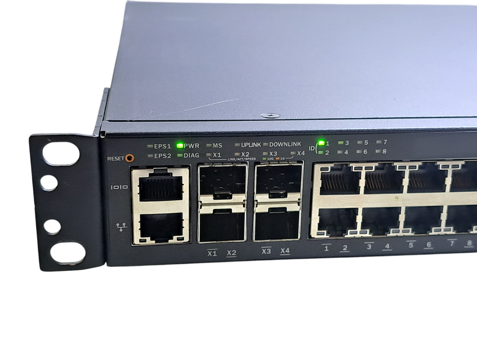 Brocade ICX6450-48P | 48-Port Gigabit PoE+ Switch, 4x 1/10G SFP+ w/ Rackmount Q