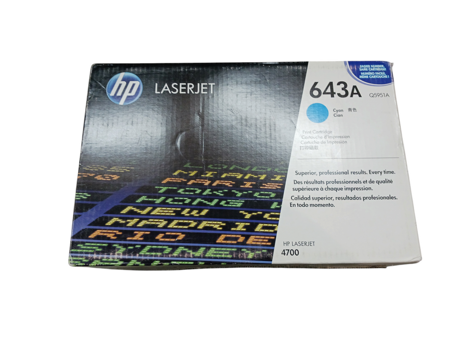 New Genuine HP 643A Q5951a Cyan Toner Sealed $