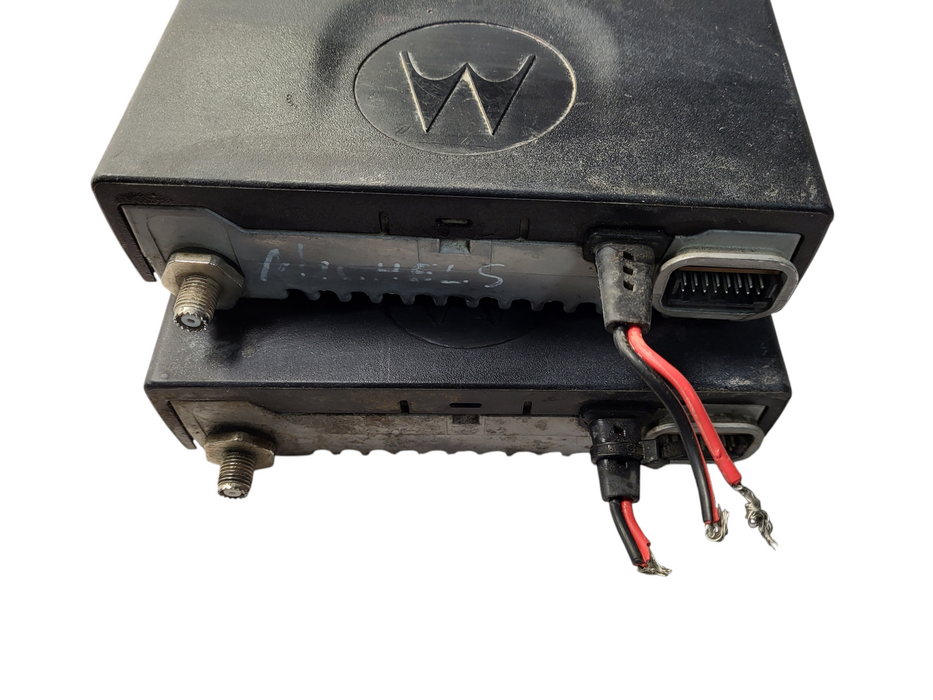 Lot of 2x Motorola Radius CM300 Mobile Radio AAM50KNF9AA1AN READ $