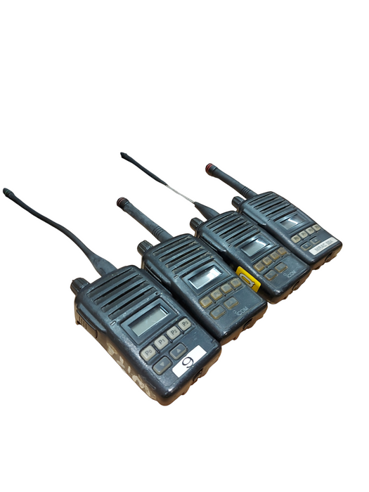 Lot 4x Icom F60 - UHF Handheld Radios