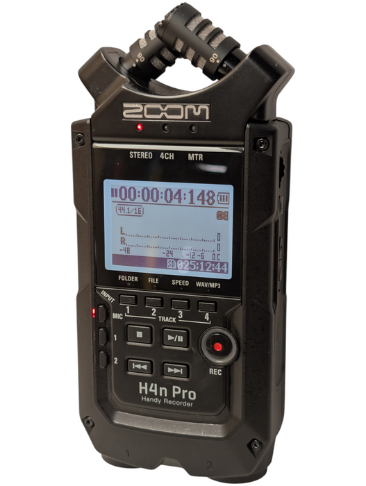 ZOOM H4n Pro Handy Recorder 4-Track Field Audio Recorder -