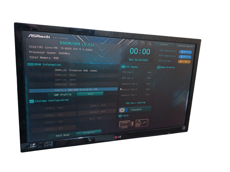 ASrock B365M-DEM Micro ATX Motherboard & Intel i5-8500 @3.0Ghz CPU READ