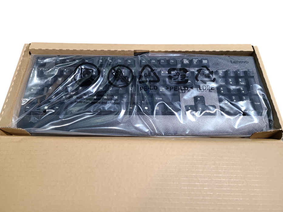 Lenovo AI USB Keyboard Black Q