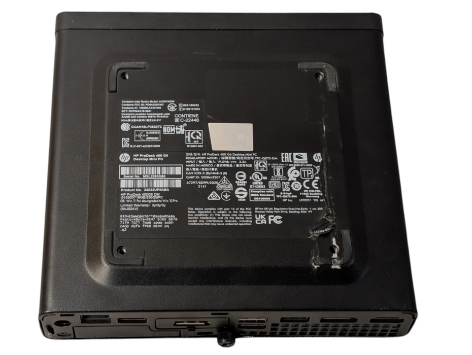 HP ProDesk 400 G6 mini Intel Core i5-10500T 16GB RAM 256GB NVMe SSD  -
