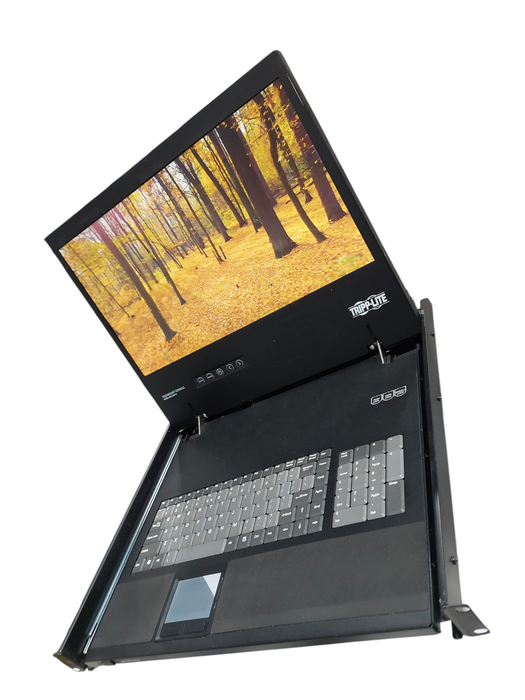 Tripp-Lite Rackmount KVM Console B021-000-19 19" LCD Screen 1U Rack Mount =