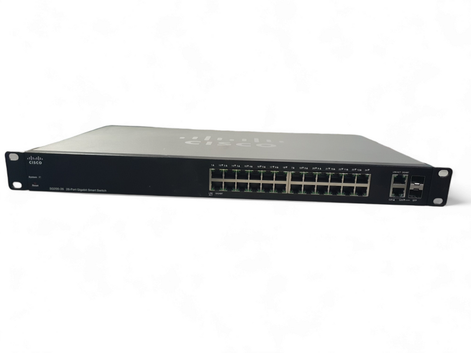 Cisco SG200-26 26 Port Smart Gigabit Ethernet Network Switch