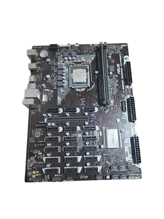 ASUS B250 Mining Expert Motherboard W/ 8GB DDR4 & Celeron G3930 @ 2.90GHz