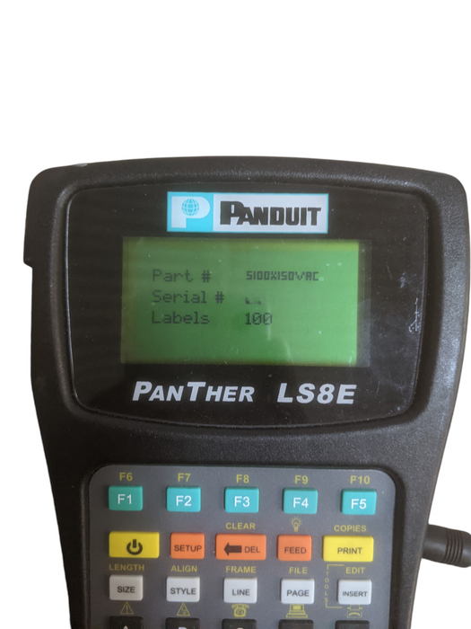 Panduit PanTher LS8E | Handheld Thermal Transfer Label Printer