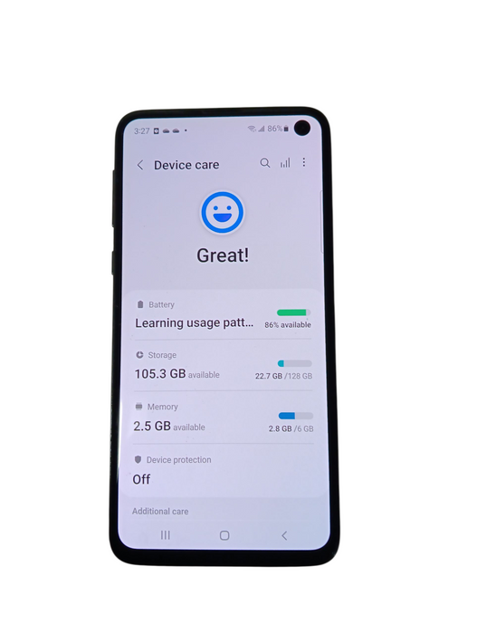 Samsung Galaxy S10e - 128GB - Navy Blue [SM-G970W] Read