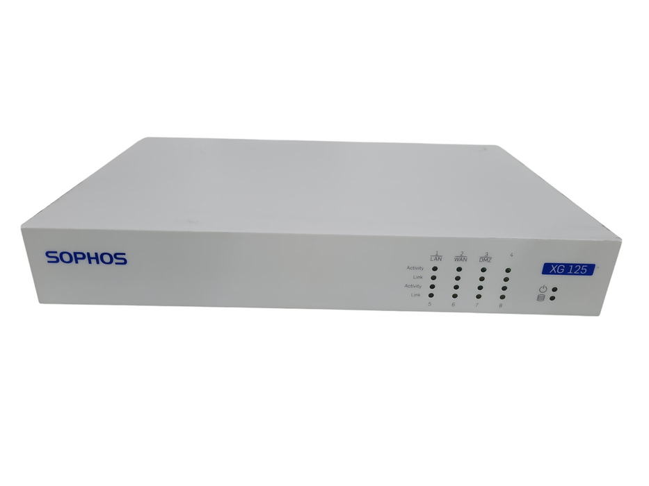 Sophos XG 125 rev.2 Firewall Security System - 8 Ports with Cables !