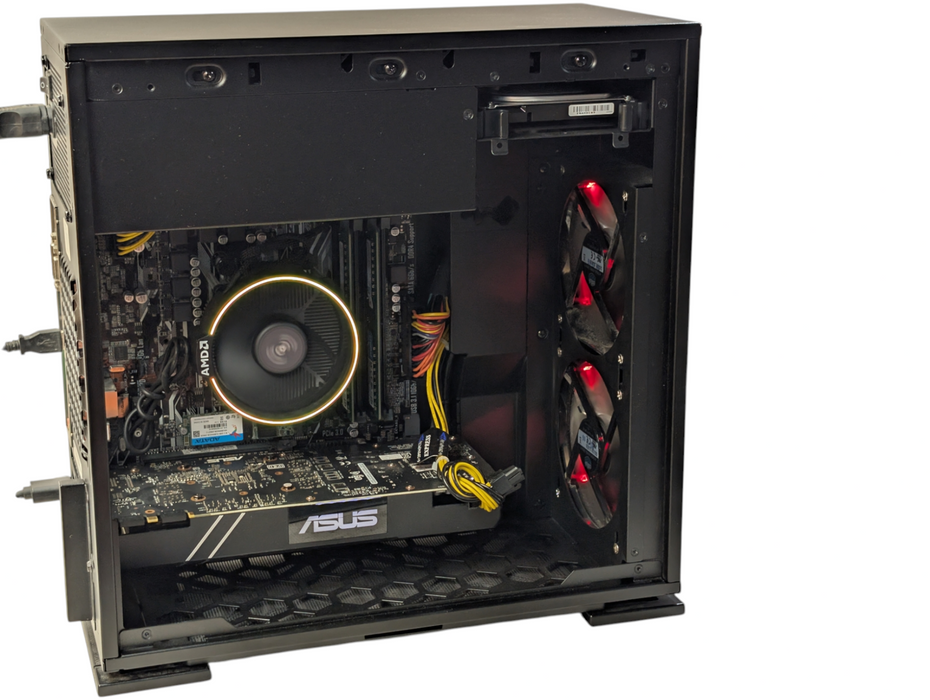 Tempered Glass Custom PC AMD Ryzen 5 3600X NVIDIA GTX 1070 8GB   -