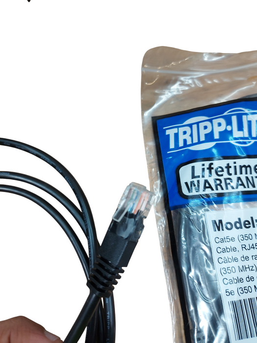 Lot 5x Tripp Lite N002-006-bk Category 5e Network Patch Cable Black Q