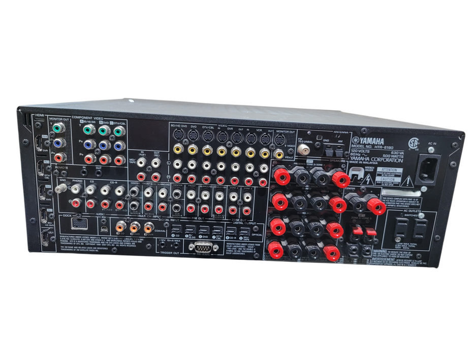 Yamaha HTR-6190 7.1 Channel AV Receiver Home Theater Surround Sound
