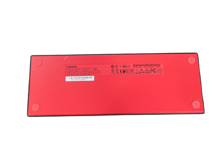 Lenovo DK1841 40AN ThinkPad Thunderbolt 3 Dock Gen2  W/ Adapter