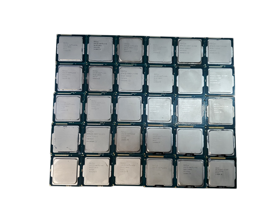 Lot of 180x, 2nd to 4th Gen i-series Desktop CPUs (CPU24-65)