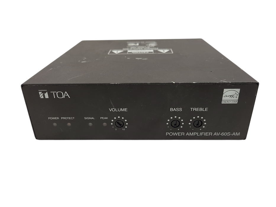 TOA Corp AV-60S-AM Single Channel Digital Compact Micro Amplifier READ Q$