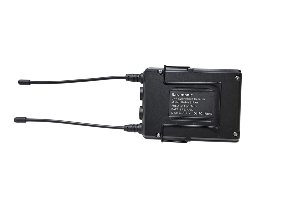 Saramonic UwMic9 RX9 UHF Synthesized Receiver 514-596MHz *READ* )