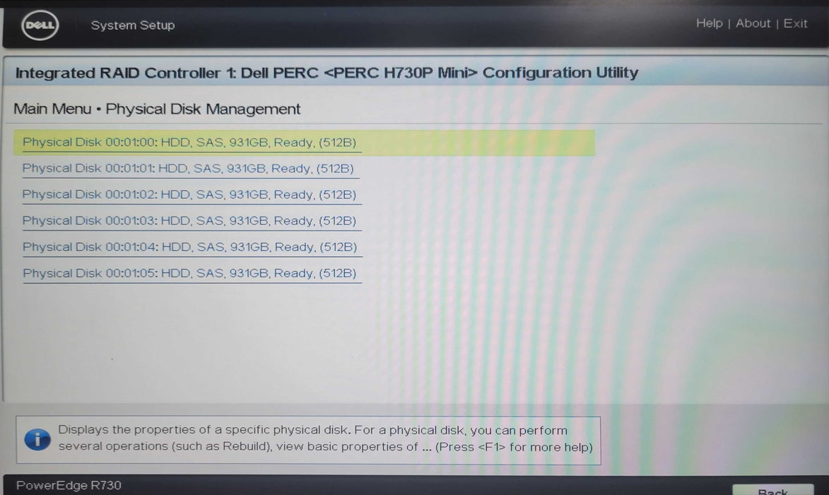 Dell PE R730 2x Xeon E5-2630Lv4 1.80Ghz 64GB RAM 6x 1TB, H730p mini 2x PSU  _
