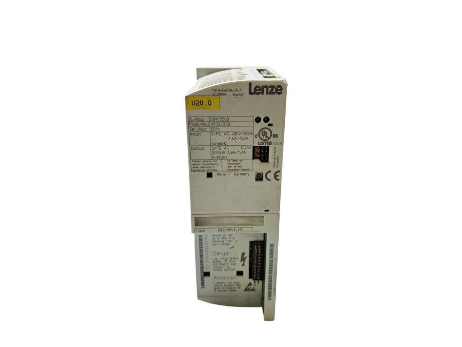 LENZE DRIVE E82EV551_4B | Frequency Converter *READ*