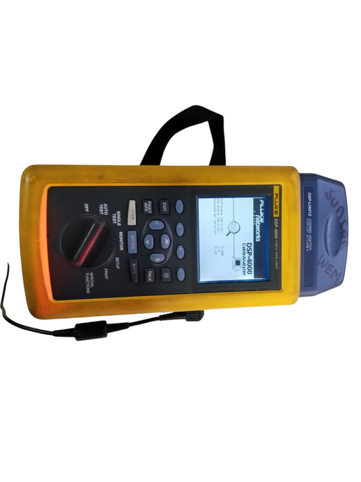 Fluke DSP-4000 Cable Analyzer & Smart Remote w/DSP-FTA420, DSP-LIA013, CAL