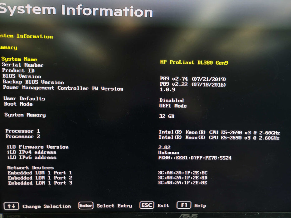 HP ProLiant DL380 Gen9 - 2x Xeon E5-2690 v3 32GB DDR4 P840 2x800W PSU %