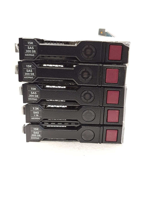 Lot 5x HP Gen8 2.5" SFF SAS, SATA HDD Tray Caddy - 651687-001 Q&