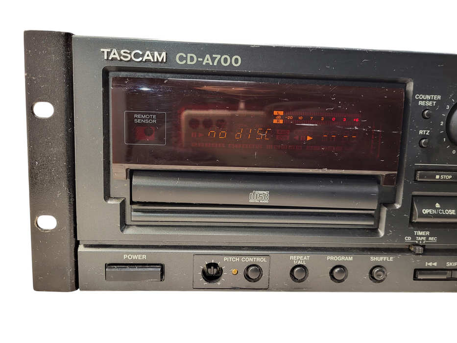 TASCAM CD-A700 Professional CD Player & Cassette Recorder Unit $