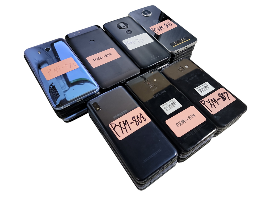 Lot of 37x Android Phones [Samsung/Google/LG | B Condition][PXM-24] (