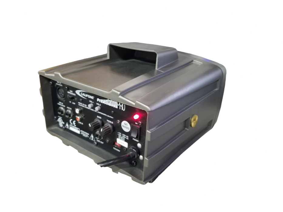 Califone PA-300 Presentation Pro 90 WATT AUX IN Stereo PA SPEAKER