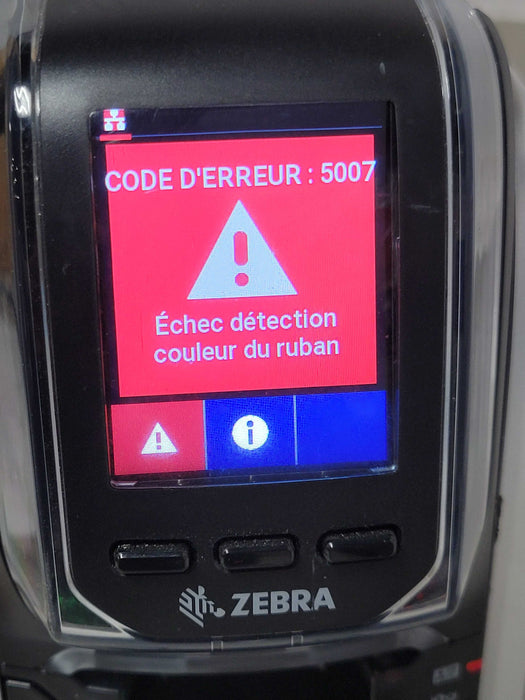 Zebra Zc300 Dual Sided Debit Card Printer, READ _