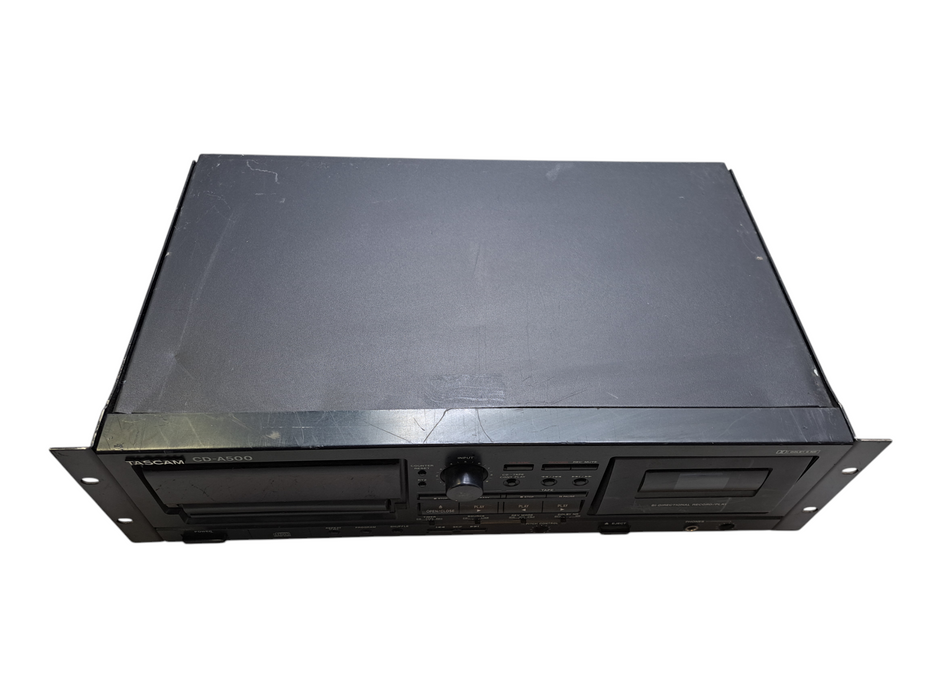 Tascam CD-A500 Professional CD Player Cassette Tape Deck *READ* )
