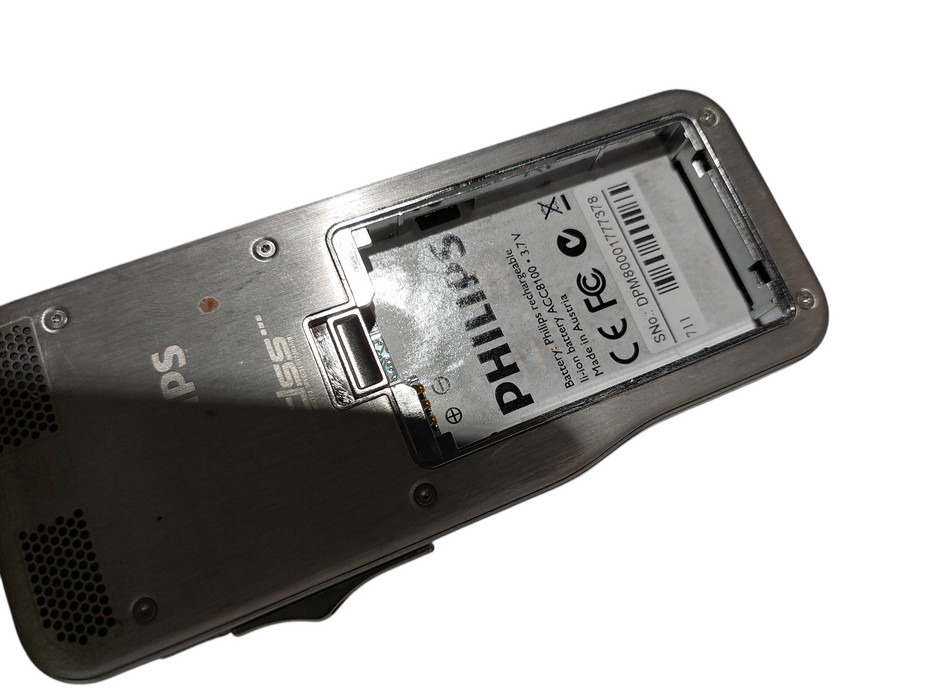 Phillips Digital Pocket Memo DSS Digital Speech Standard 3D Mic Q=