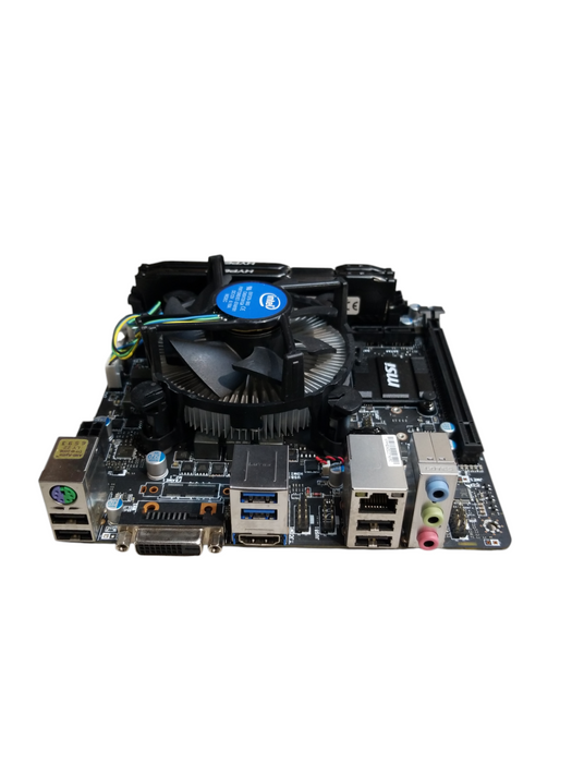 MSI H110I PRO Motherboard w/ Intel i7-7700K CPU 4.80GHz 8GB RAM - No HDD